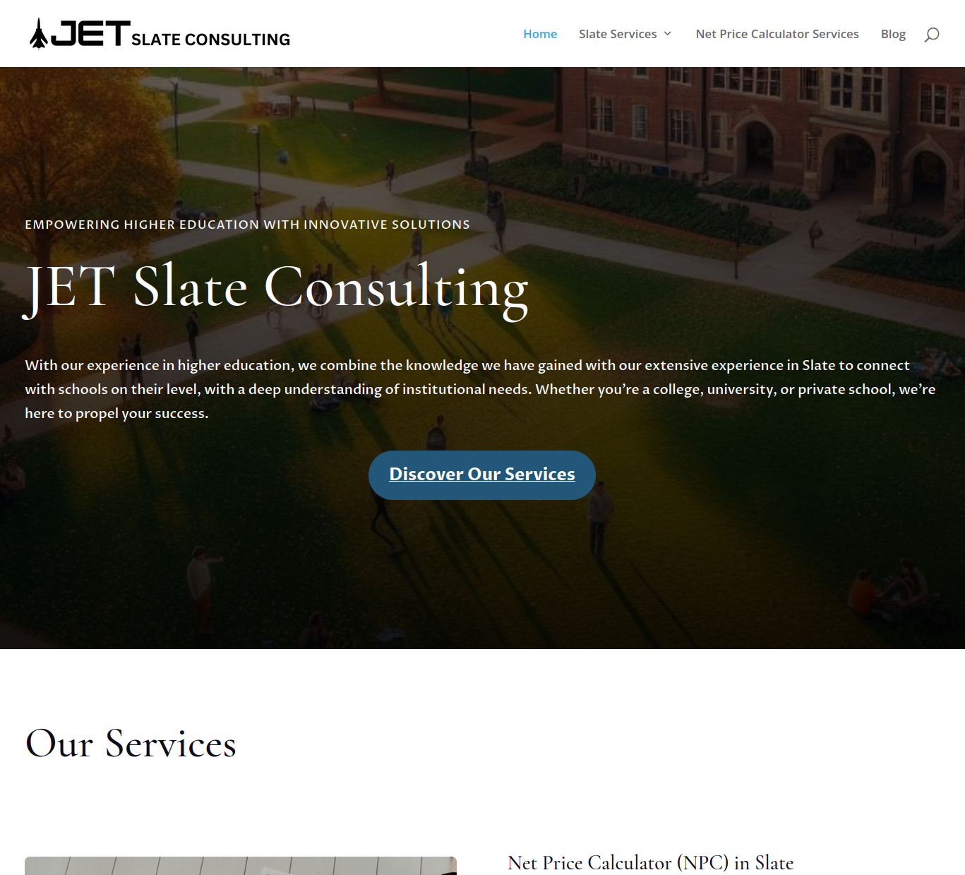 JET Slate Consulting at slatewithjet.com