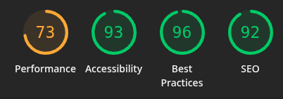 Wichita State University website review home page lighthouse scores on mobile